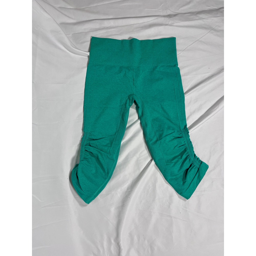 Lululemon In The Flow Crop Leggings Green XS